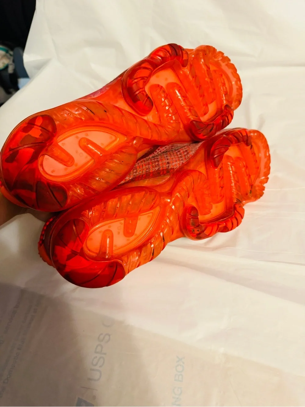 Nike Air VaporMax 2020 Flyknit CJ6741-600 Red Orange Men’s Size 10.5